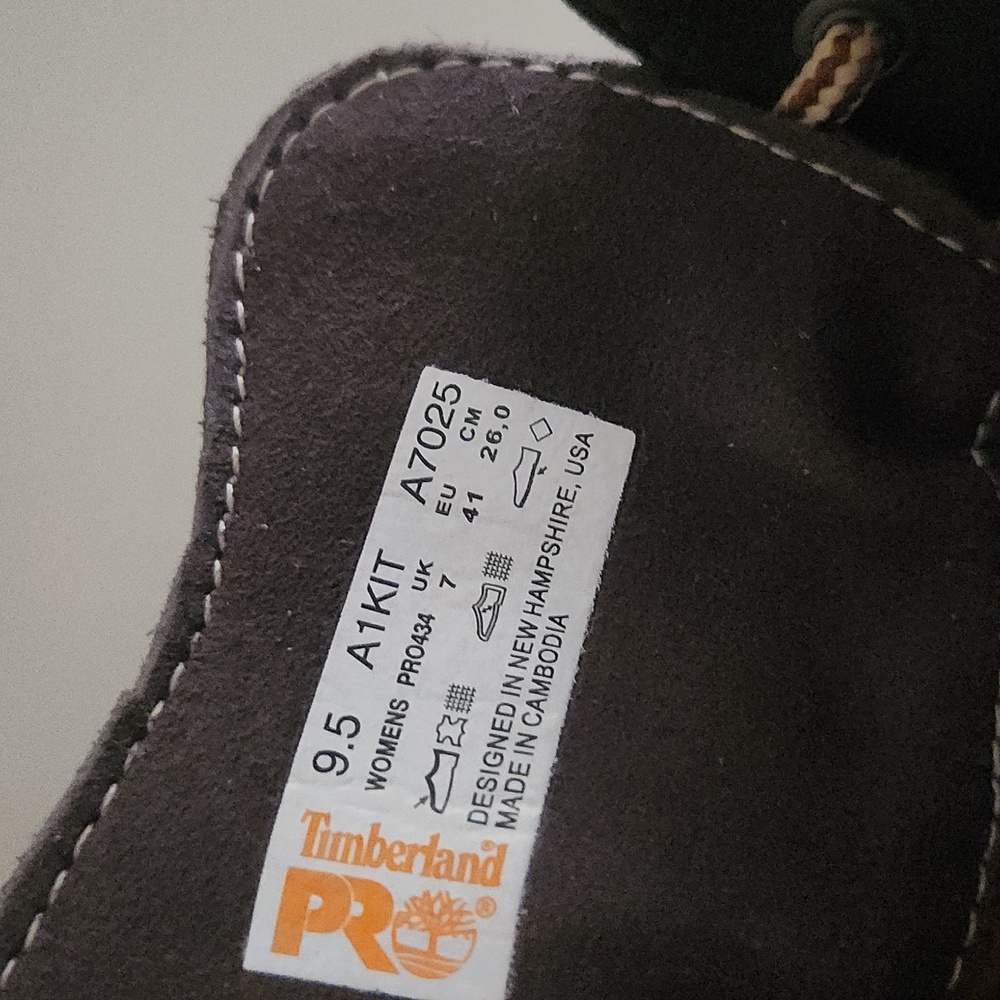 NEW Timberland PRO Womens Or Mens Brown Work Boots - Picture 5 of 5